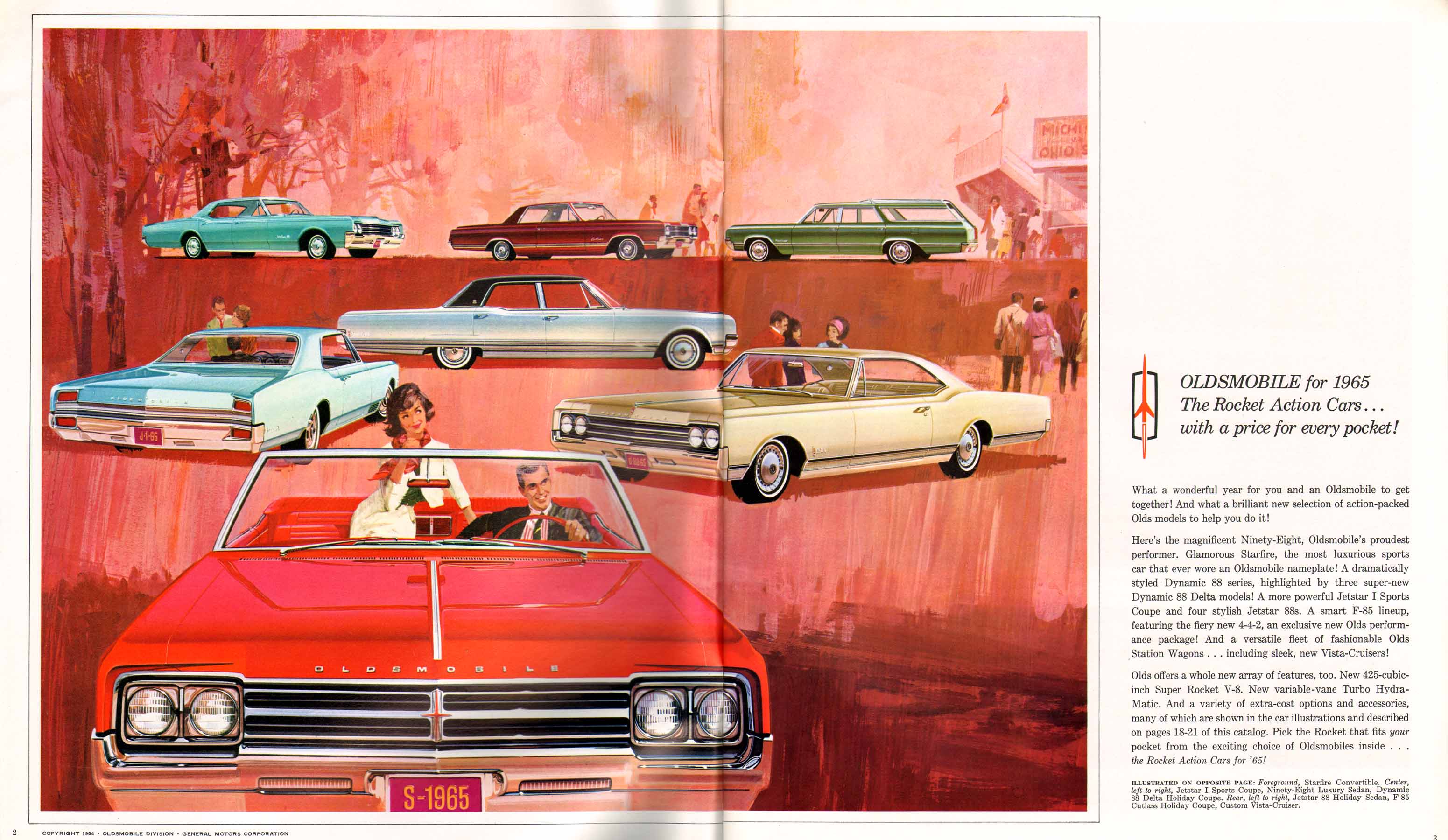 1965 Oldsmobile Motor Cars Prestige Brochure Page 13